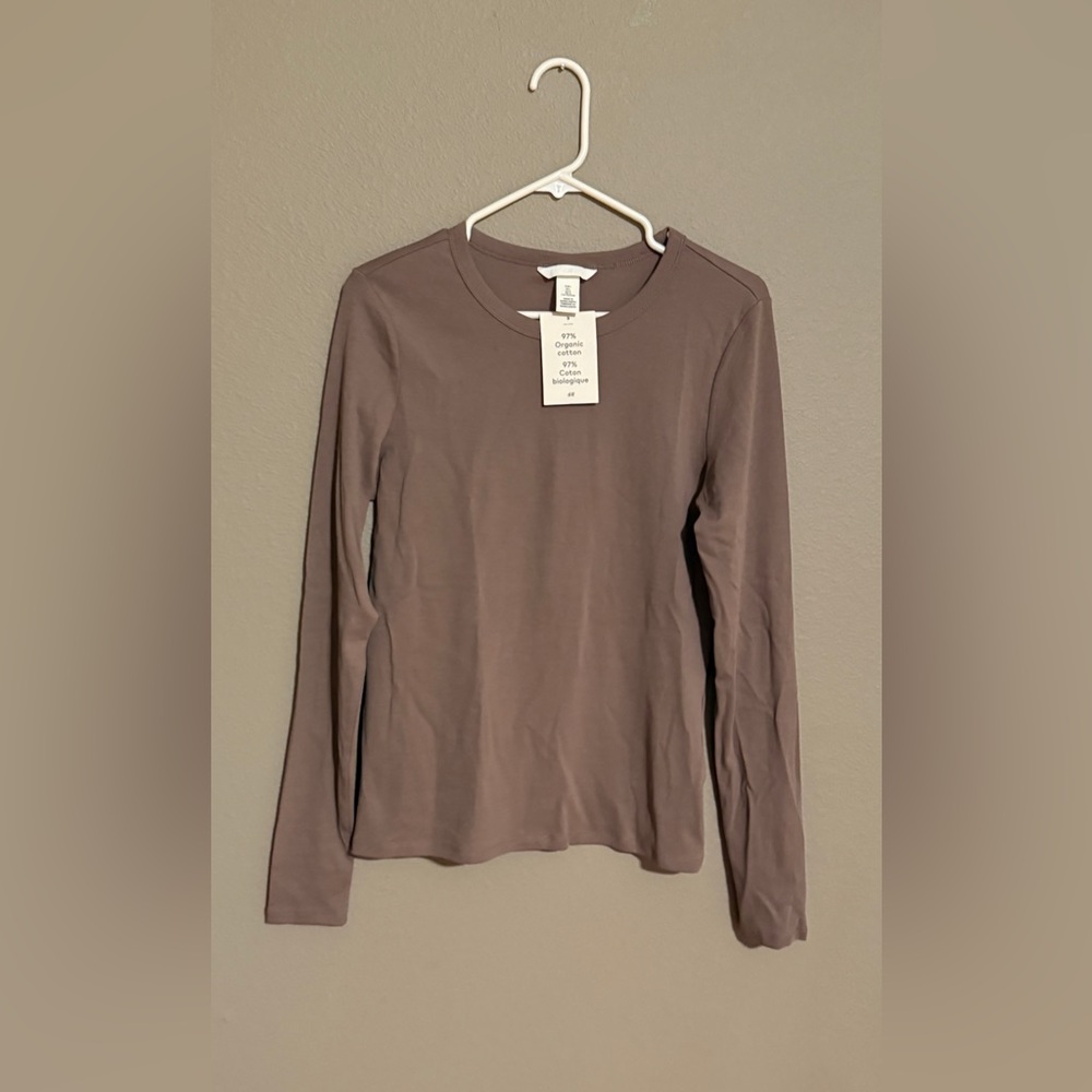 NWT - H&M Women's Long Sleeve Top - Taupe